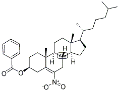 6-NITROCHOLESTERYL BENZOATE 结构式