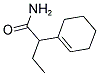 2-(1-CYCLOHEXENYL)BUTYRAMIDE 结构式