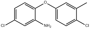 5-CHLORO-2-(4-CHLORO-3-METHYLPHENOXY)ANILINE 结构式
