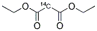 DIETHYL MALONATE, [2-14C] 结构式