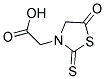 (5-OXO-2-THIOXO-THIAZOLIDIN-3-YL)-ACETIC ACID 结构式