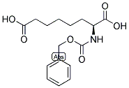 CBZ-L-ALPHA-AMINOSUBERIC ACID 结构式