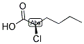 (R)-(+)-2-CHLOROHEXANOIC ACID 结构式