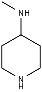 4-N-METHYLAMINO-PIPERIDINE 结构式