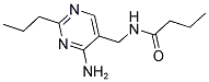 2-PROPYL-4-AMINO-5-BUTYRAMINO-METHYLPYRIMIDINE 结构式