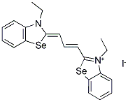 3,3' DIETHYL-SELENOCARBOCYANINE IODIDE 结构式