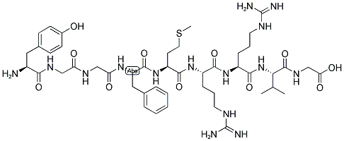 TYR-GLY-GLY-PHE-MET-ARG-ARG-VAL-GLY 结构式