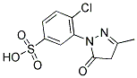 1-(2-CHLORO-5-SULFOPHENYL)-3-METHYL-5-PYRAZOLONE 结构式