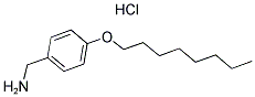 P-OCTYLOXYBENZYLAMINE HYDROCHLORIDE 结构式