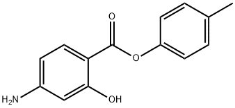 PARA-TOLYL 4-AMINOSALICYLATE 结构式