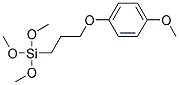 3-(4-METHOXYPHENOXY)PROPYLTRIMETHOXYSILANE 结构式