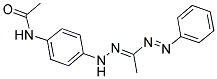 5-PHENYL-1-(4-ACETAMIDOPHENYL)-3-METHYLFORMAZAN 结构式