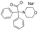 A,A-DIPHENYL-4-MORPHOLINEACETIC ACID, SODIUM SALT 结构式