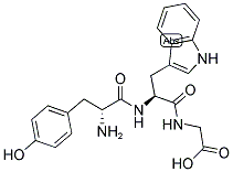 H-D-TYR-TRP-GLY-OH 结构式