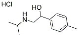 D,L-4'-METHYL-A-(1-ISOPROPYLAMINOMETHYL) BENZYL ALCOHOL, HYDROCHLORIDE 结构式