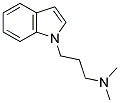 N-(3-DIMETHYLAMINOPROPYL)INDOLE 结构式