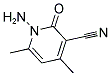 1-AMINO-4,6-DIMETHYL-2-OXO-1,2-DIHYDRO-PYRIDINE-3-CARBONITRILE 结构式