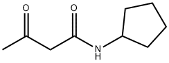 N-环戊基-3-氧-丁酰胺 结构式