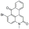 4-BROMO-N-METHYL-1,9-ANTHRAPYRIDONE 结构式