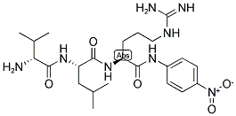 D-VAL-LEU-ARG-PARANITROANILIDE 结构式