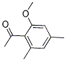 1-(2-METHOXY-4,6-DIMETHYLPHENYL)ETHANONE 结构式