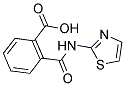 2-[(1,3-THIAZOL-2-YLAMINO)CARBONYL]BENZOIC ACID 结构式