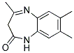 4,7,8-TRIMETHYL-1H-1,5-BENZODIAZEPIN-2-(3H)-ONE 结构式