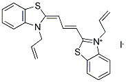 3,3'-DIALLYLTHIOCARBOCYANINE IODIDE 结构式