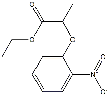 2-(2-硝基苯氧基)丙酸乙酯 结构式