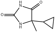 5-CYCLOPROPYL-5-METHYLIMIDAZOLIDINE-2,4-DIONE 结构式