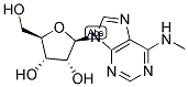 N6-甲基腺苷 结构式
