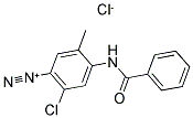 2-CHLORO-4-BENZAMIDO-5-METHYLBENZENEDIAZONIUM CHLORIDE HEMI(ZINC CHLORIDE) SALT 结构式