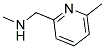6-METHYL-2-PICOLYL-METHYLAMINE 结构式