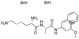 H-LYS-ALA-4M-BETANA 2HBR 结构式