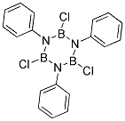 2,4,6-TRICHLORO-1,3,5-TRIPHENYLBORAZINE 结构式