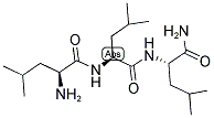 H-LEU-LEU-LEU-NH2 结构式