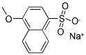 4-Methoxy-naphthalene-1-sulfonic acid anion sodium salt 结构式