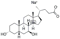 熊去氧胆酸钠盐 结构式
