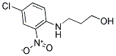 3-[(4-CHLORO-2-NITROPHENYL)AMINO]PROPAN-1-OL 结构式