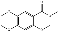 2,4,5-三甲氧苯甲酸甲酯 结构式