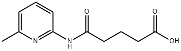N-(6-METHYL-2-PYRIDYL)GLUTARAMIC ACID 结构式