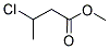 Methyl-DL-3-chlorobutyrate 结构式