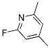 2-Fluoro-4,6-dimethylpyridine 结构式