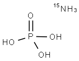 Ammonium dihydrogen phosphate-15N 结构式