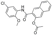 NAPHTHOL AS-CL ACETATE 结构式