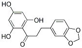 2',4',6'-TRIHYDROXY-3,4-METHYLENEDIOXYDIHYDROCHALCONE 结构式