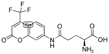 L-gamma-Glu-7-amino-4-trifluoro-methylcoumarin 结构式