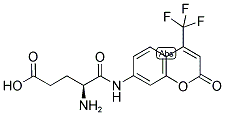 L-ALPHA-GLU-7-AMINO-4-TRIFLUORO-METHYLCOUMARIN 结构式