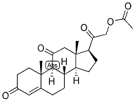 11-DEHYDROCORTICOSTERONE ACETATE 结构式