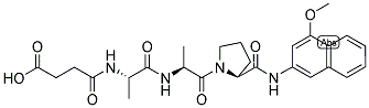 SUC-ALA-ALA-PRO-4M-BETANA 结构式